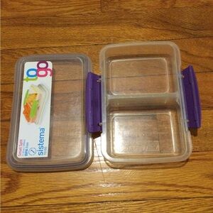 Gently Used Sistema To Go Split Food Storage Container.